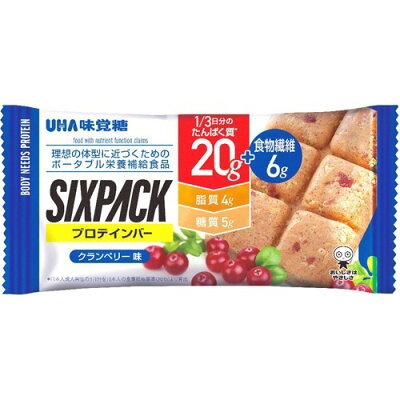 SIXPACK プロテインバー クランベリー味(40g)